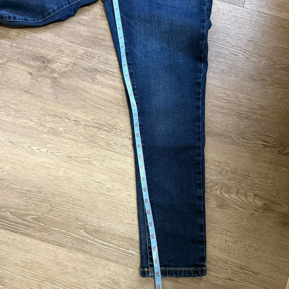 Zara Women's Skinny Jeans - Dark Blue